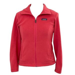 Patagonia coral fleece zip up jacket
